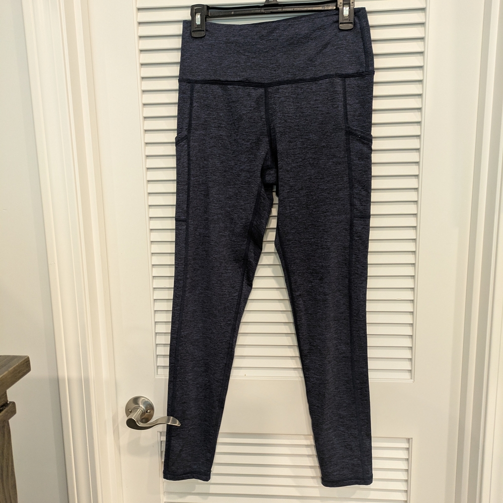 Aerie Dark Blue High-Waisted Leggings Size L